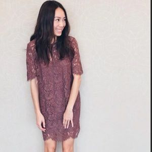 Wilfred lace shift dress